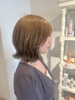 ラファンジュ ヘアー(Rohange hair)&nbsp;ボブ/外ハネボブ/ミルクティーアッシュ/ミルクティーベージュ