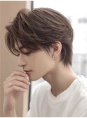 230. センターパート/レイヤーカット/メンズ/艶感/前髪