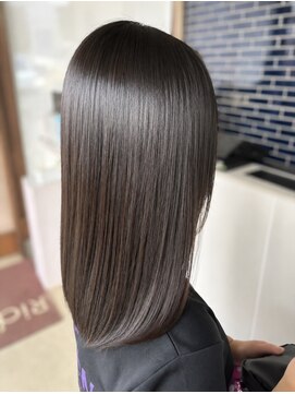 リドル ヘアー 駒生店(Riddle HAIR) 自然なツヤ感のナチュラル縮毛矯正