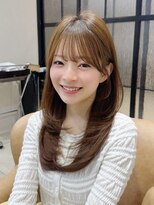 グランド(GRAND)&nbsp;セミロング30代40代ストレートレイヤー前髪なし前髪あり表参道