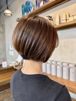 ヴースヘアデザイン(vou's hair design) 多毛さんでもスッキリまとまるボブ