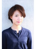 フェリチタ ひばりヶ丘(FELICITA) 前髪長めのグラデーションショートスタイル