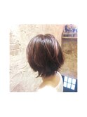 magiy hair[yumoto] マッシュウルフ バレイヤージュ