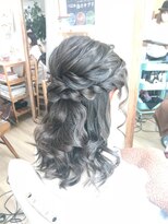 ロカット サロン(Roquat Salon)&nbsp;ハーフアップアレンジ　【ヘアアレンジ　立川/立川南/立川/袴】