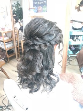 ロカット サロン(Roquat Salon) ハーフアップアレンジ　【ヘアアレンジ　立川/立川南/立川/袴】
