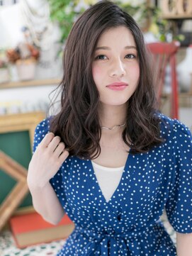 カバーヘア イヴ 戸頭店(COVER HAIR EVE) *EVE戸頭*アシンメトリーでこなれ感…くせ毛風無造作カールa