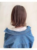 * 切りっぱなしボブ * × ハイライト