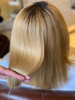 アドラーブル 長岡新保店(adorable)&nbsp;【髪質改善】ツヤ感×外国人風アッシュカラー×外ハネボブ