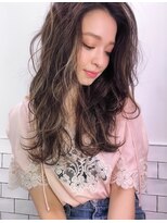 ラル 立川(lar)&nbsp;lar STYLE_オリーブベージュレイヤーカットウェットヘア