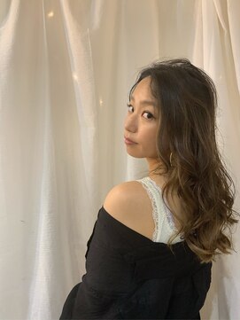 スイート ヘアデザイン(Suite HAIR DESIGN) 大人かわいい♪外国人風バレイヤージュ×オリーブグレージュ