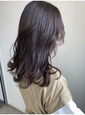 韓国風　艶感ブラウンアッシュ　髪質改善オージュア