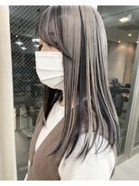 サクラ オモテサンドウ(SAKURA)&nbsp;グレー×インナーブラックのアンブレラカラー