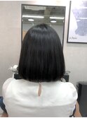 #ボブ #内巻きボブ #タンバルモリ #韓国風 #黒髪 #就活カラー