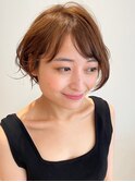 ☆キャラメルベージュのボブショート【Yamaki】
