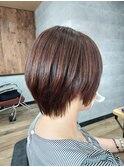 縮毛矯正ケアルーガ ショートスタイル