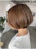 おさまる。『ショートの伸びかけに◎』ショートボブスタイル♪
