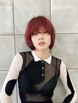 テトヘアー(teto hair)&nbsp;ピンク　ボブ　ダブルカラー