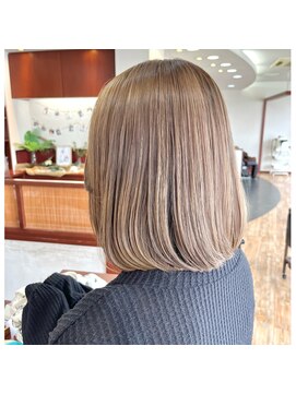 ロコヘアーバイクルル(Loco hair by couleur) ♯ミルクティー♯モカベージュ♯人気♯可愛い♯高知美容室♯髪色