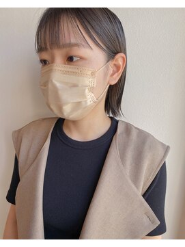 ツイギー 宮西店(TWiGGY) 襟足ギリギリの外ハネボブ