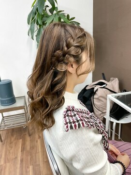 リレーション(Relation) 編み込みツイン