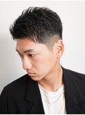 フェザーパーマ/刈り上げセンターパート/サーフカール[新宿]