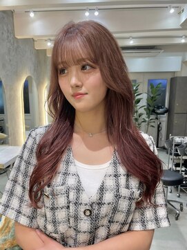 ロンドネートゥル 新潟(Lond naitre) ラベンダーピンクの韓国ヘア　新潟/万代