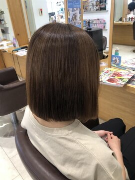 サラビューティーサイト 九大学研都市店(SARA Beauty Sight) 【美髪マイスターAIRI】 髪質改善ストレート×肩上ボブ