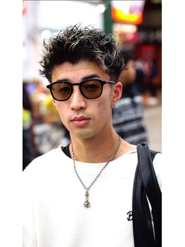 ヒロギンザ 青山店(HIRO GINZA) ハイライト/マッシュパーマ/ウルフ/アッシュブラック/波巻き