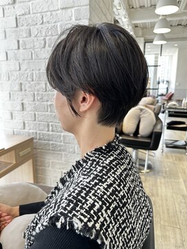 アーロン(aaron) 【サロンワーク】メンズライクなマッシュショート。