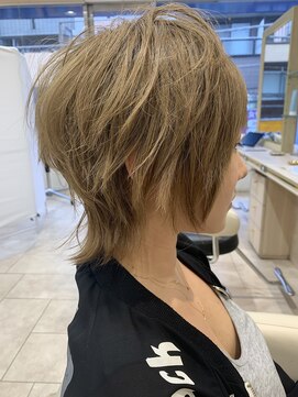 アッシュ 仙川店(Ash) メンズライクショートウルフ/前髪ありショートウルフ 束感セット