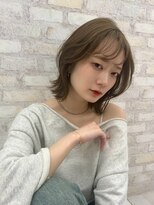 オーロ 西宮店(ORO)&nbsp;外ハネ くびれ オリーブベージュ