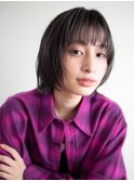 ウルフレイヤー/外ハネ仕上げ/小顔ヘア/レイヤーボブ