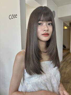 コート 表参道(Cote) Cote 美髪/グレージュ/レイヤーカット/ミディアムレイヤー