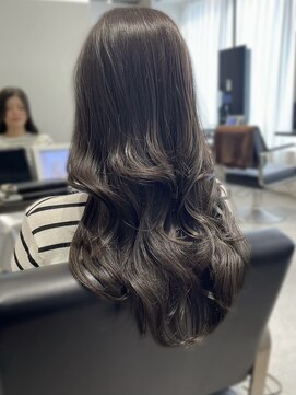 ソヨン 金山店(SOYON) ロングレイヤー/オリーブグレージュ/アッシュグレー/赤み消し