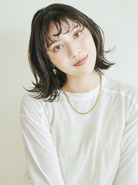 カナン 銀座(CANAAN) 似合わせカット/デザインカラー/オリーブベージュ/ウェットヘア