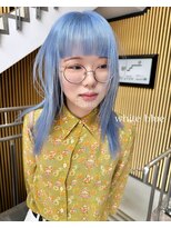 セレーネ ヘアー(Selene hair)&nbsp;水色カラー　ペールブルー　ホワイトカラー　ブリーチ☆