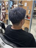 ブリーチカラーネイビーカラー【田中美旺】