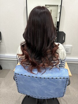 ミラージュ 船橋(Miraju) 裾カラー/暖色カラー[船橋/プルエクステ/ダブルカラー]