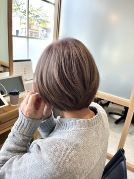 ケースタイルシェノン(K-STYLE CHAINON) greige(白髪率90%)