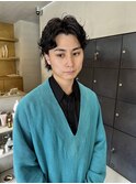 くせ毛風パーマ 無造作パーマ メンズパーマ 金山 / 井上