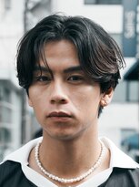 レタッチ バイ フィフス 天神大名(RETOUCH by fifth)&nbsp;福岡天神緩めメンズニュアンスパーマセンターパートウルフカット