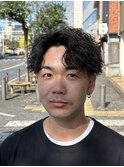 ツーブロック刈り上げハードツイストスパイラルパーマ