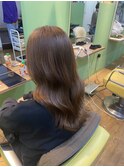 ブリーチなし透明感ベージュ+ケアプロ超音波トリートメント