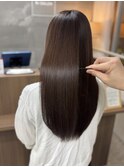 透け感、暗めカラー