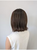 【佐藤哲朗】アッシュブラウン/外ハネショート/くびれショート