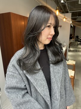 ルッチ 立川(LUCCI) 【yuma】オリーブグレージュ/グレージュ/透明感カラー