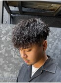 *NOISM波巻きツイストスパイラルツーブロックマッシュ