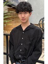 ローウェ オム 立川(LOUWE HOMME)&nbsp;波巻きスパイラルパーマツイストスパイラルパーマスパイラ._.