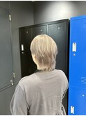 ホワイトベージュ×ショート>