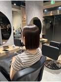 切りっぱなしボブ